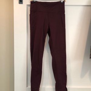 Athleta Work to workout Magenta Pants-  SZ: M Tall